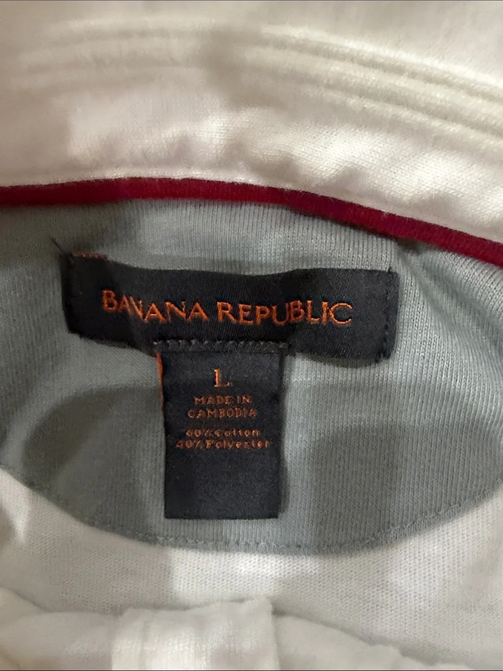 Set of 4 Banana Republic Polo Shirts with Subtle Logo. All size Large.